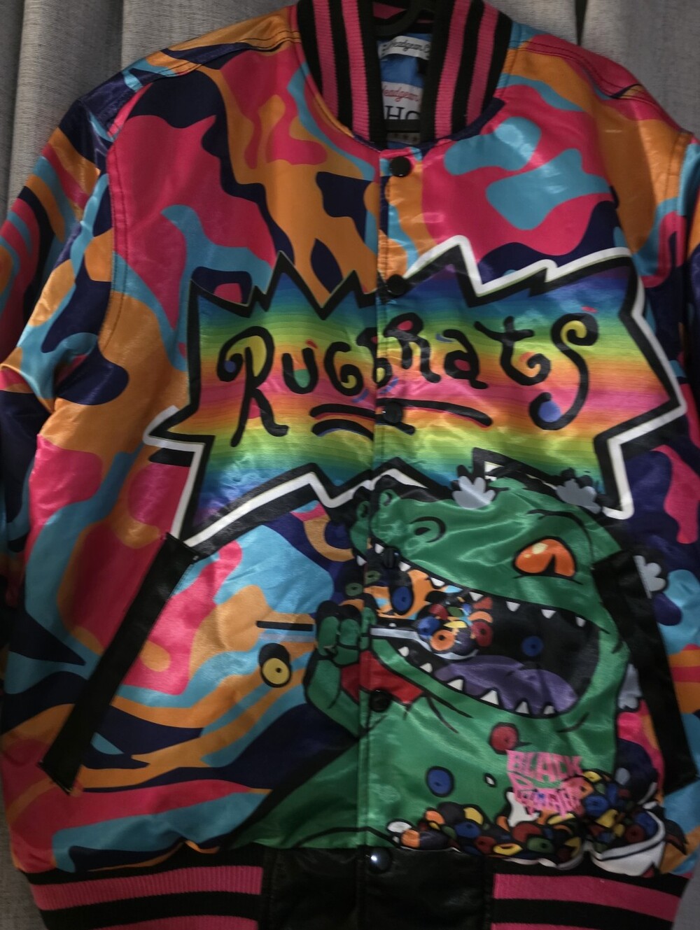 Rugrats Graphic Bomber Jacket - Multicolor